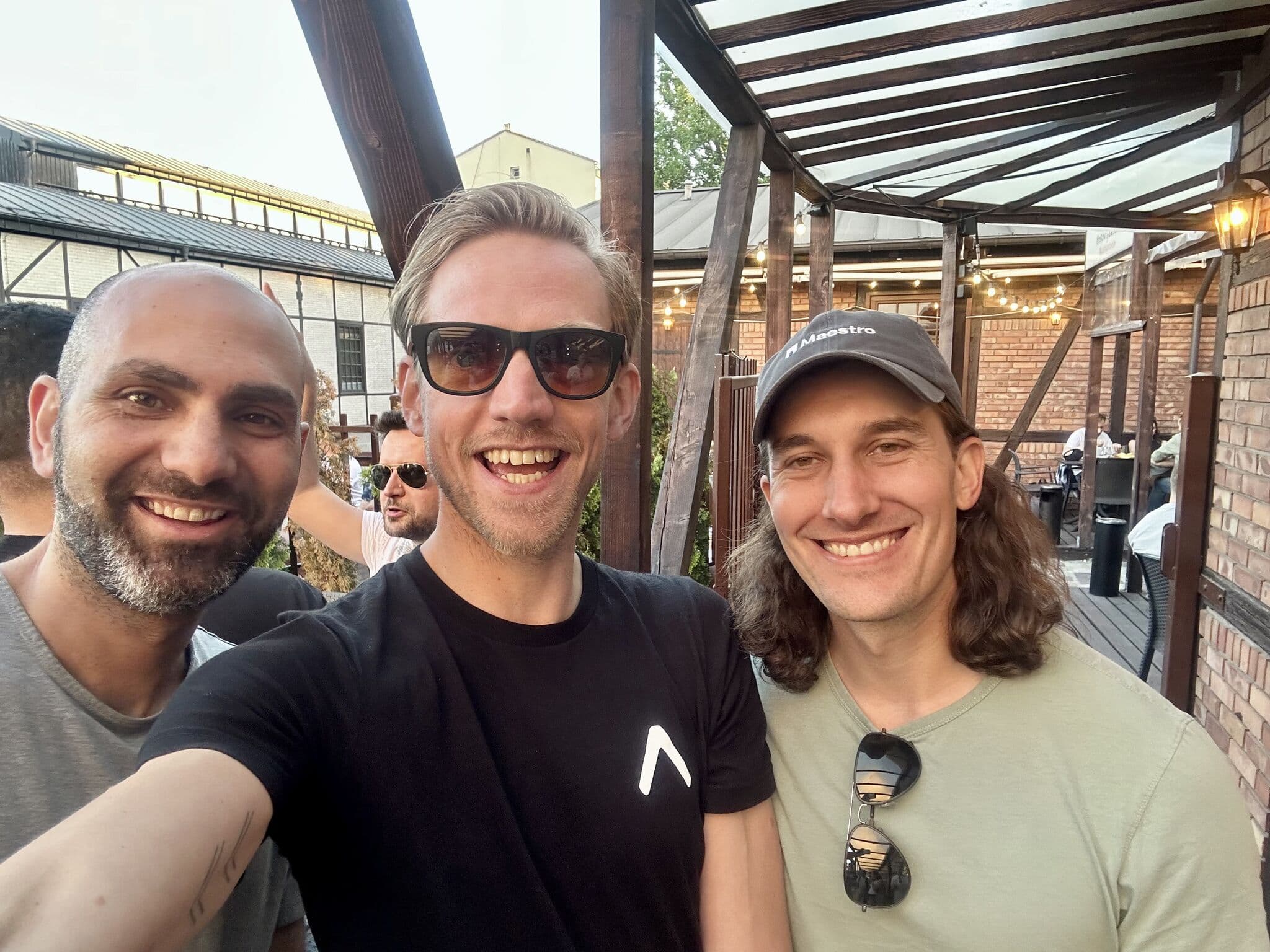 David Leuliette with Jacob Krupski and Mazen Chami